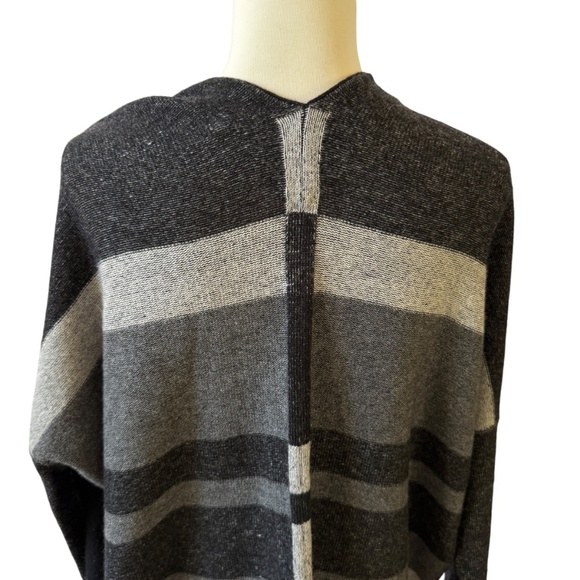VINCE VARIEGATED OVERSIZED CARDIGAN WOOL CASHMERE CLASSIC MINIMALIST CHIC LUXE M - Picture 6 of 10